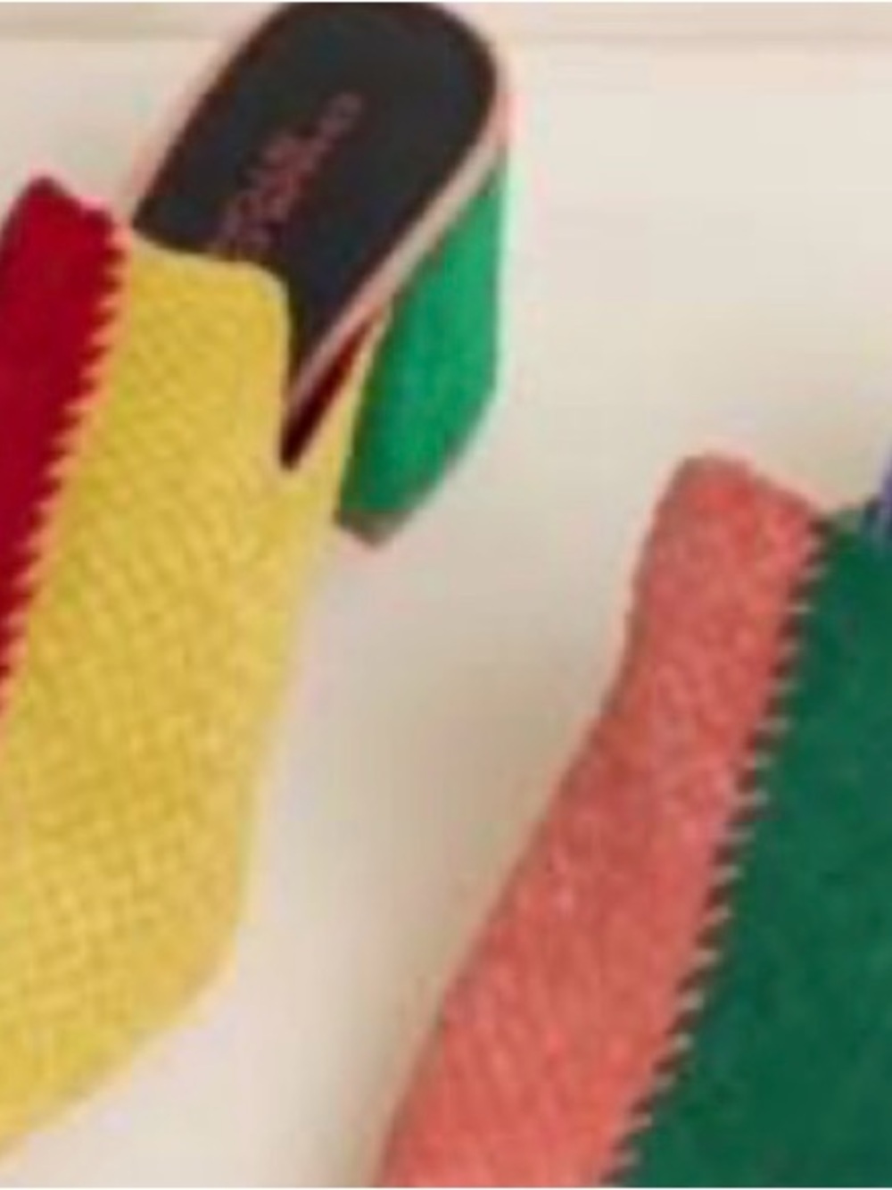 Colorblock Charlotte Stone Mae mules in Kingston